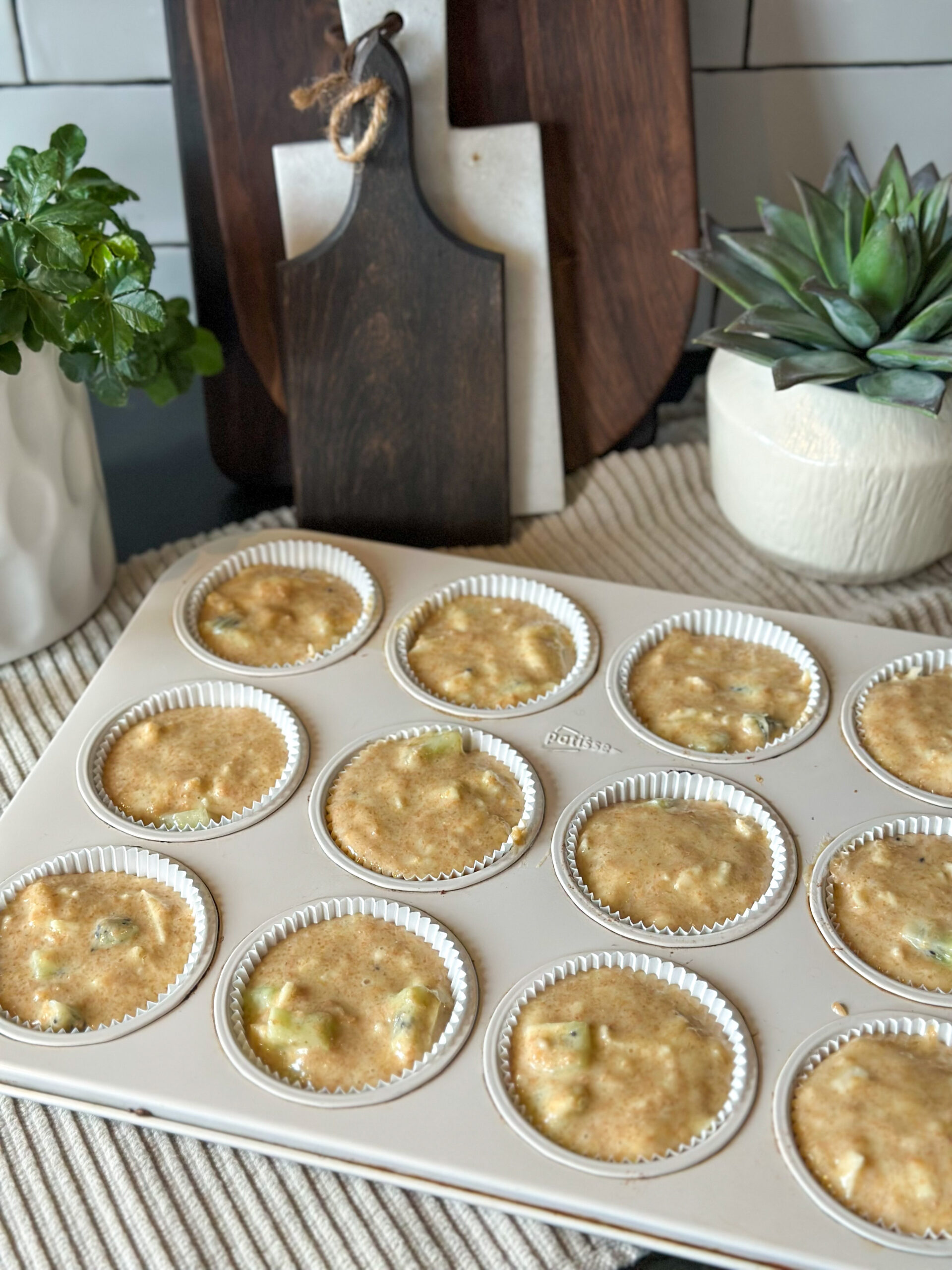 beslag cupcakes met volkorenmeel