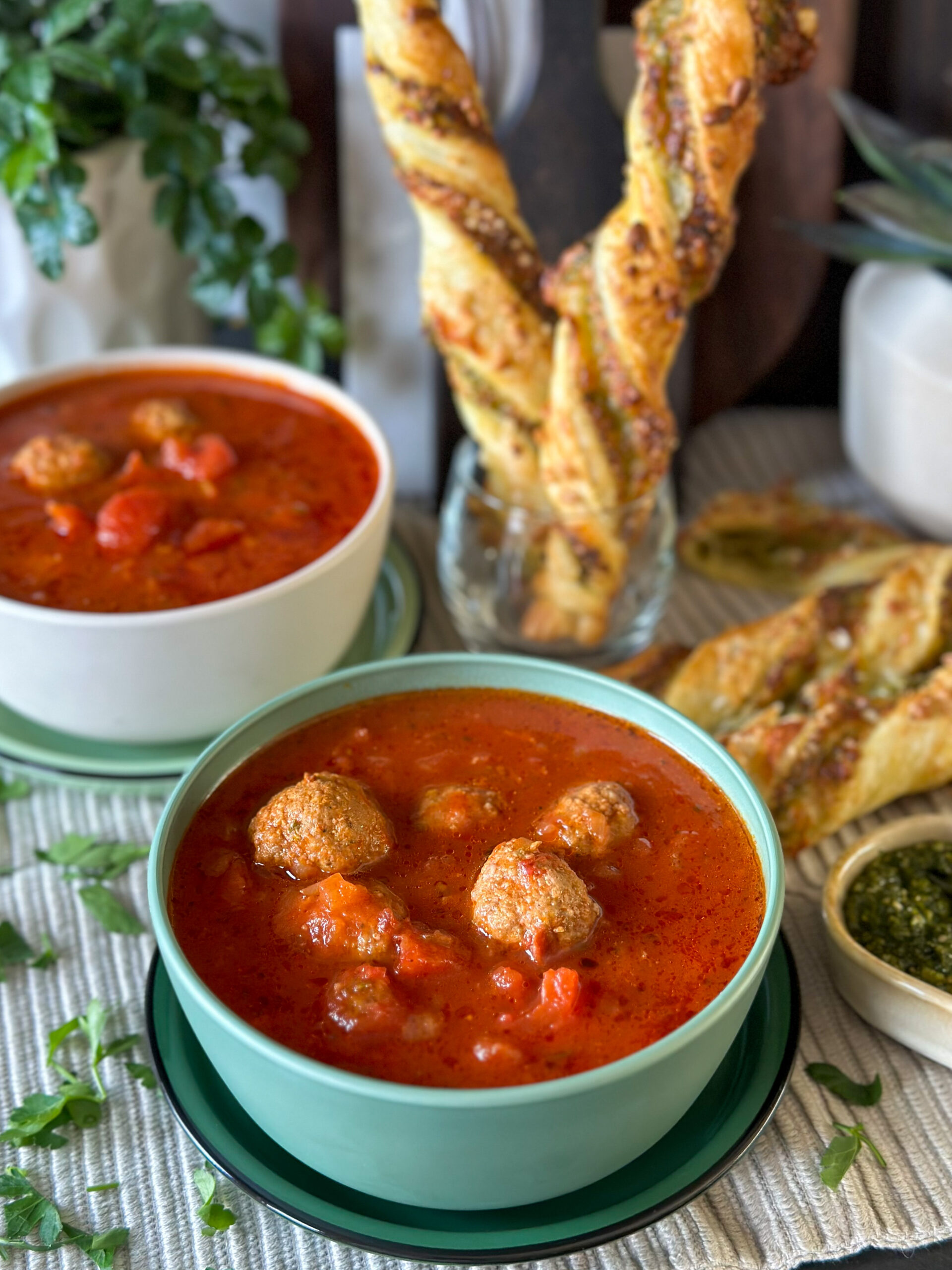 pittige tomatensoep met chipotle peper in adobo saus