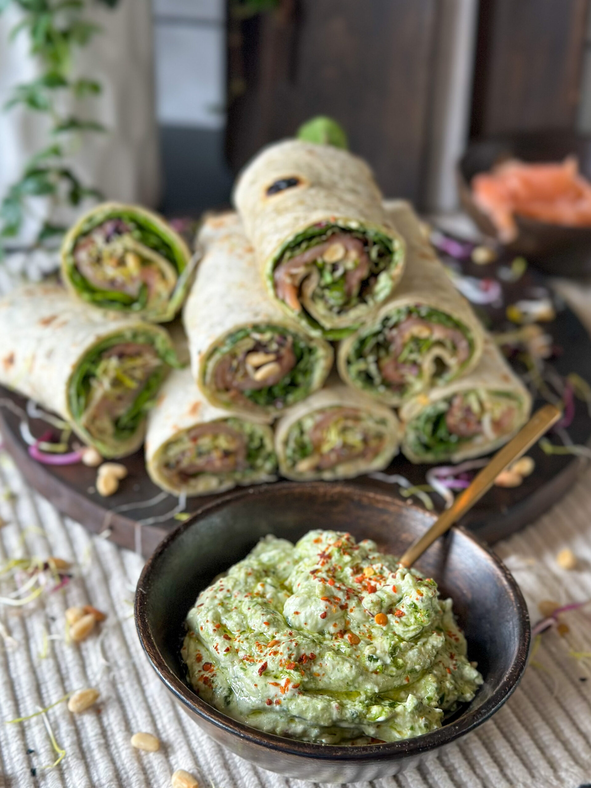 pesto-roomkaas 