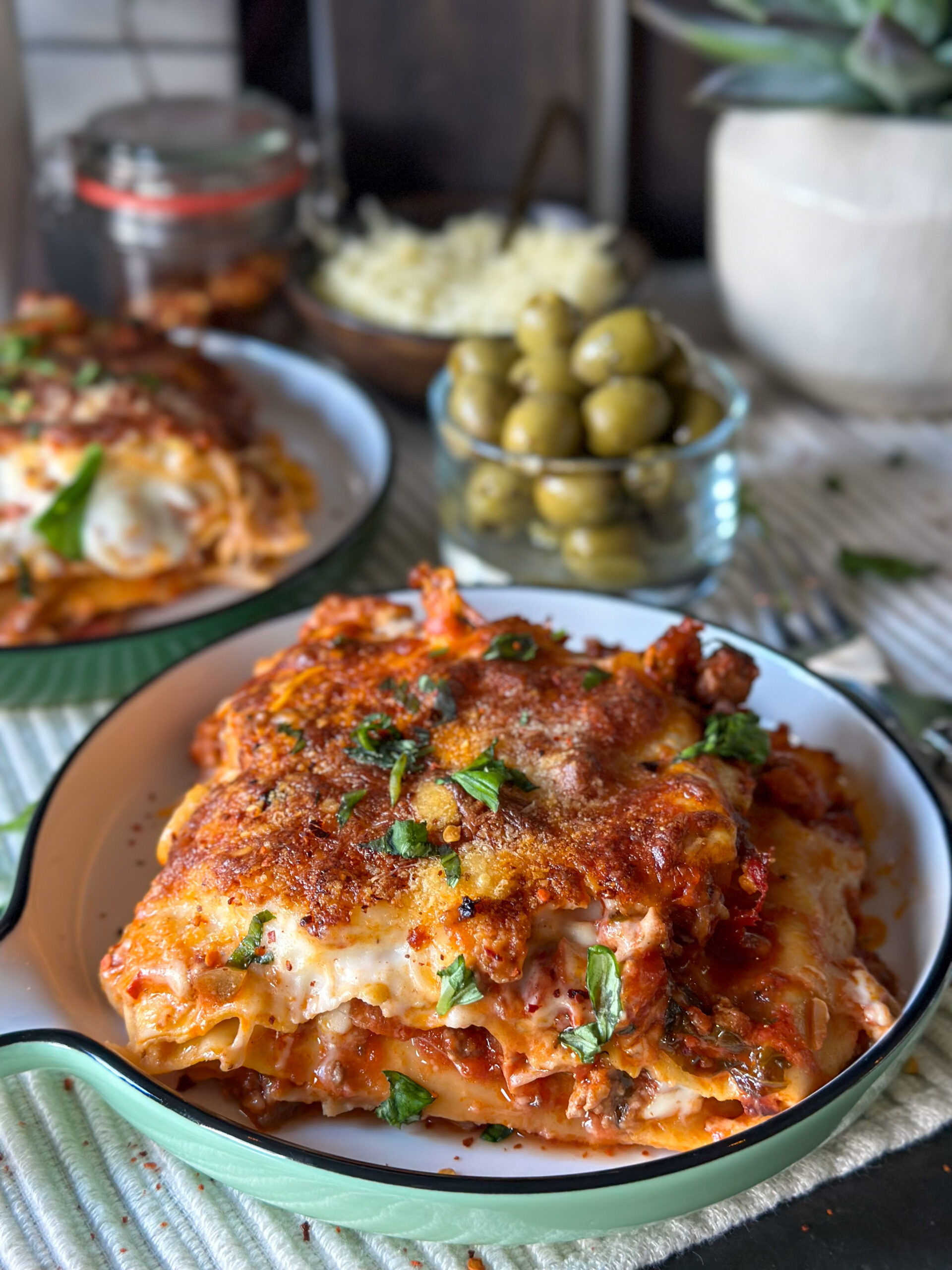 lasagne met gehakt en bechamelsaus