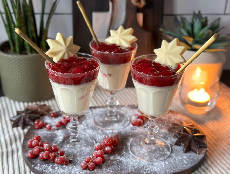 toetjes in een glaasje