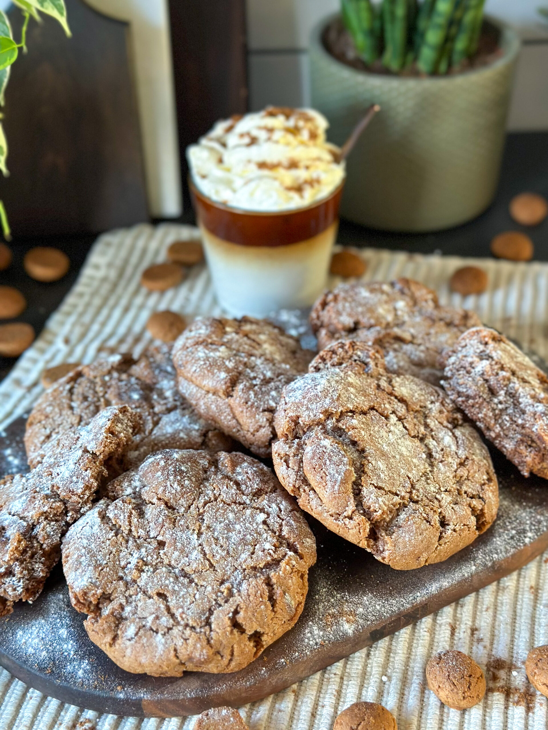 Chocolade koeken met kruidnoten 