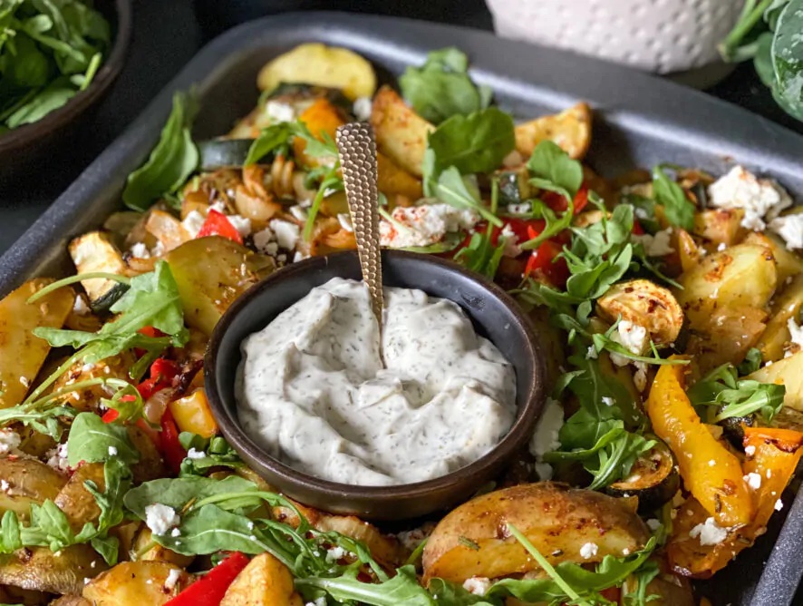 7 x vegetarische recepten vegetarische traybake 