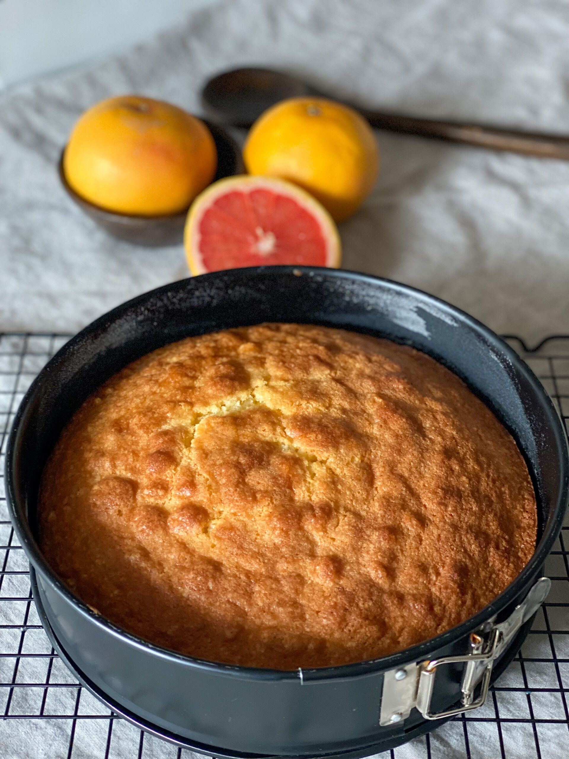 cake met grapefruit