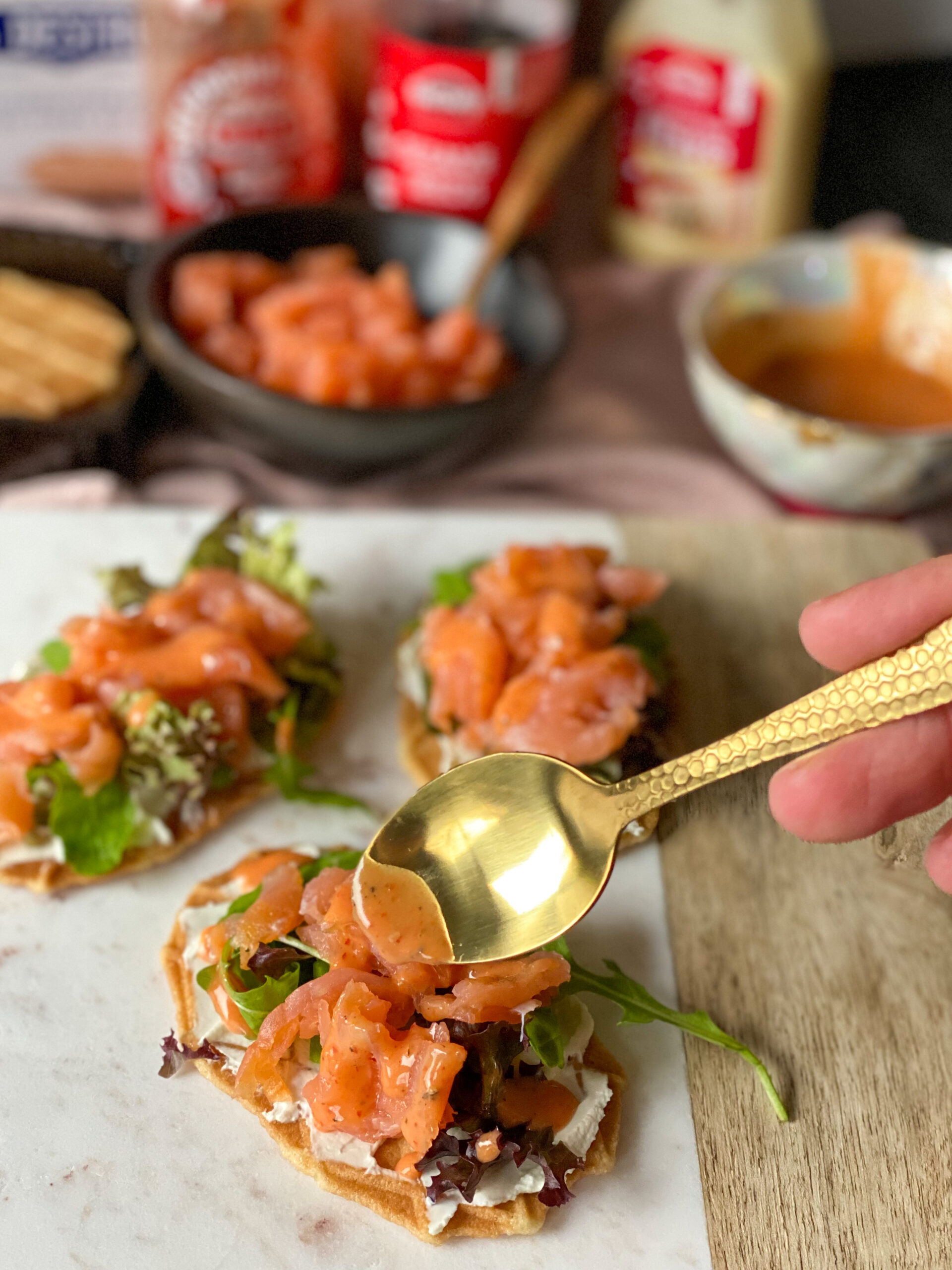 pittige Japanse mayonaise met sriracha 
