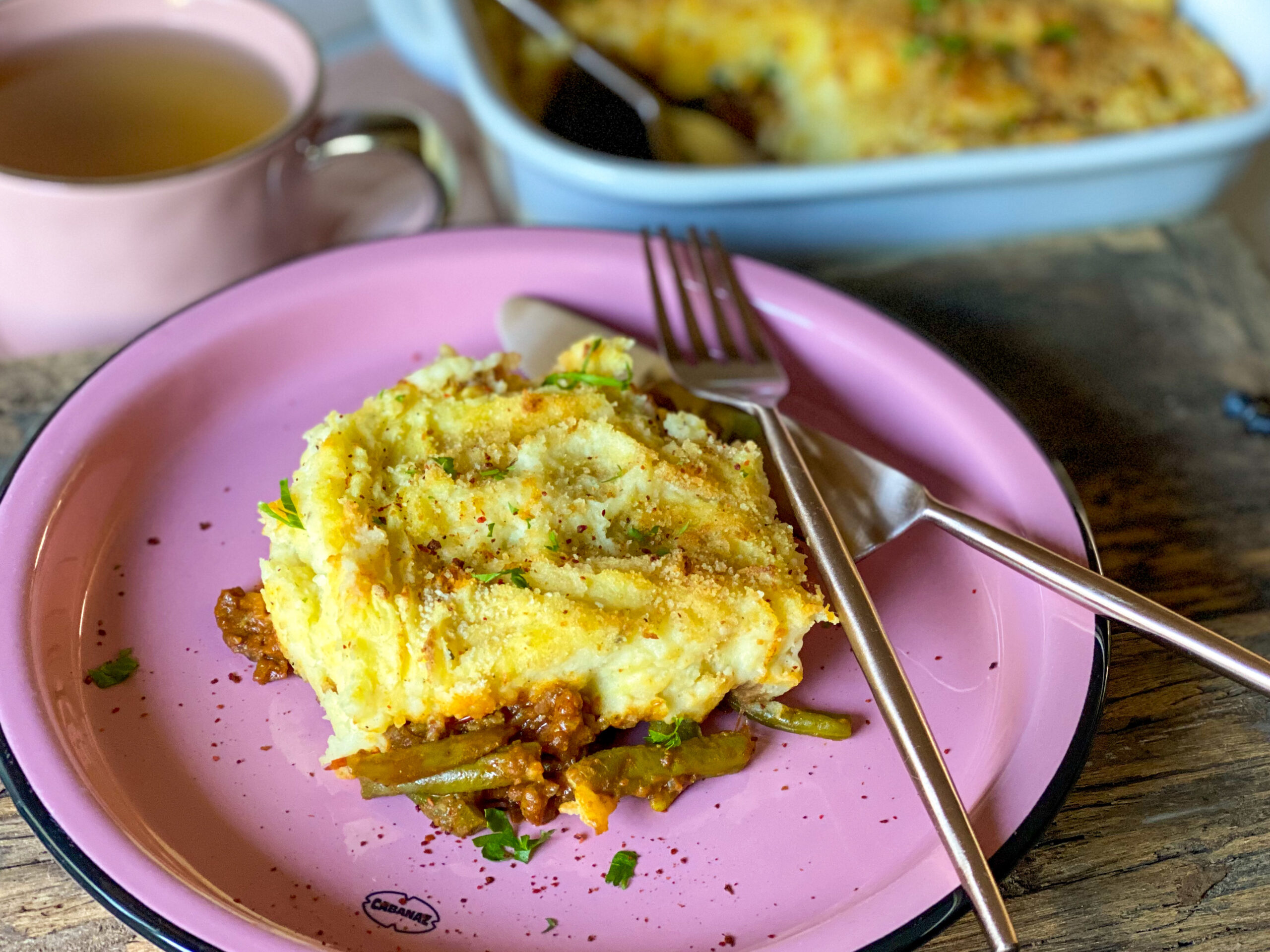 sperziebonen ovenschotel met gehakt 