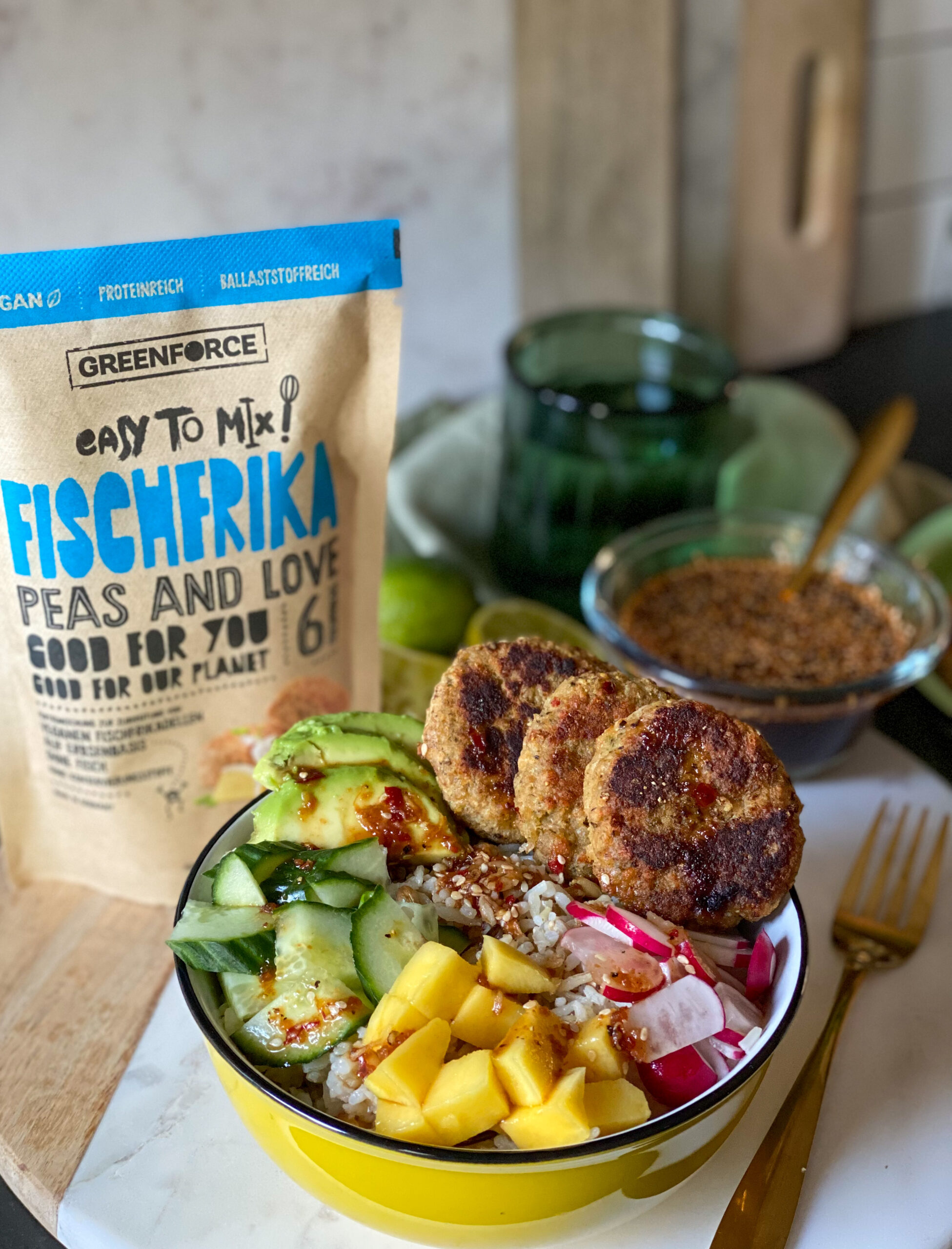 vegan poke bowl maken