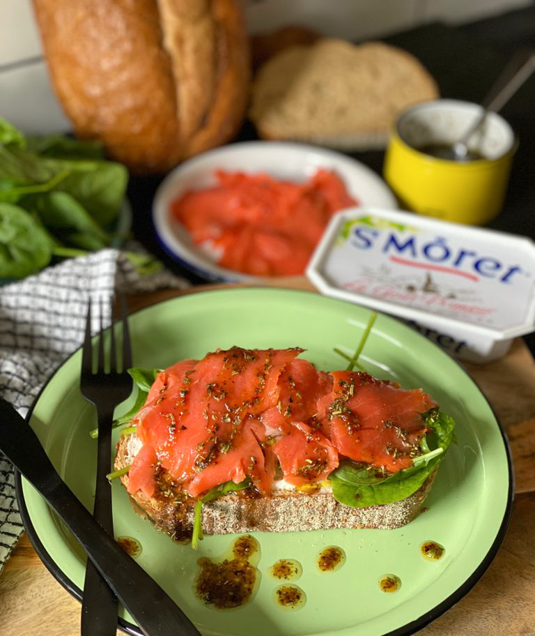 zalm sandwich 