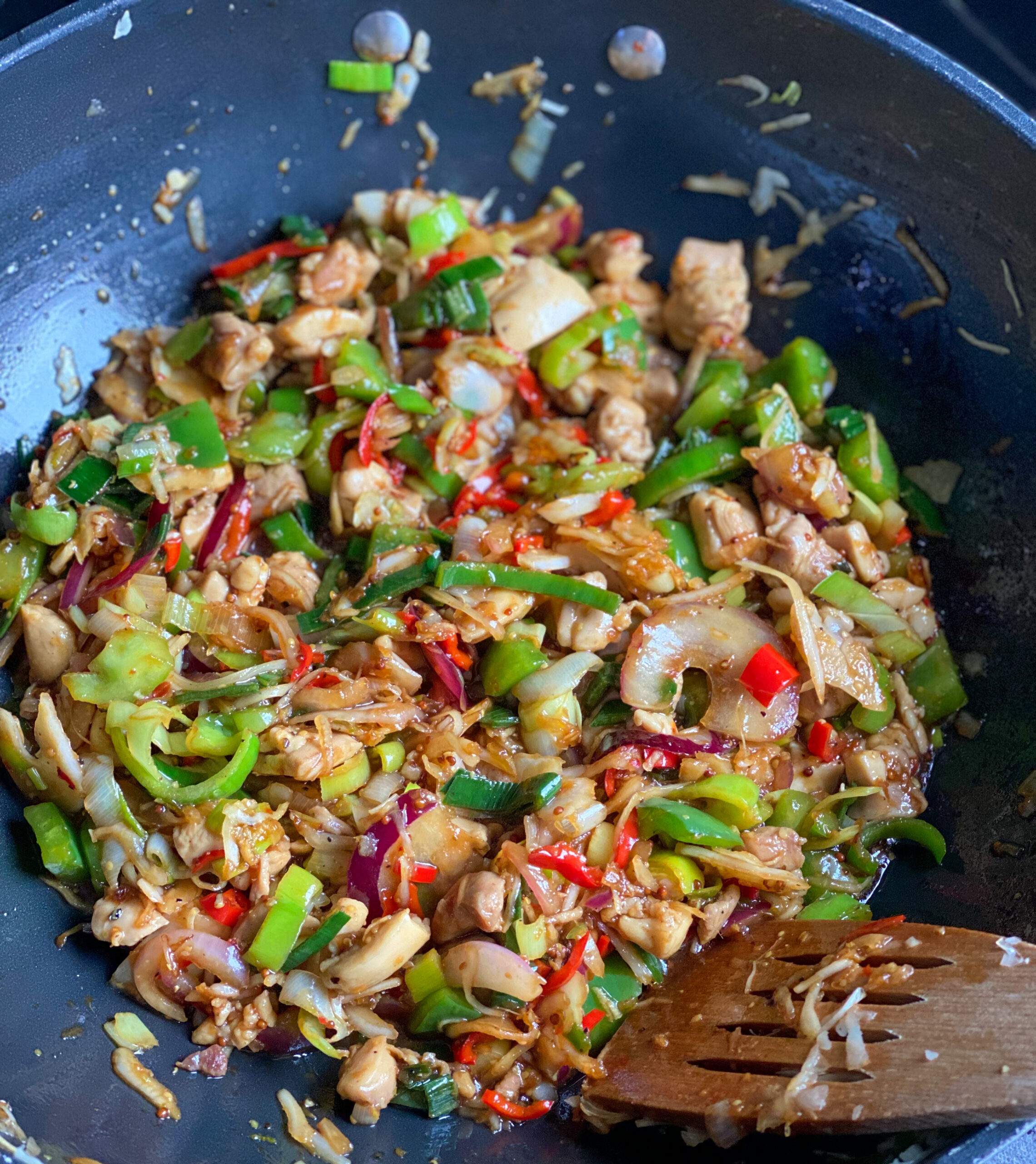 Thaise wokmaaltijd