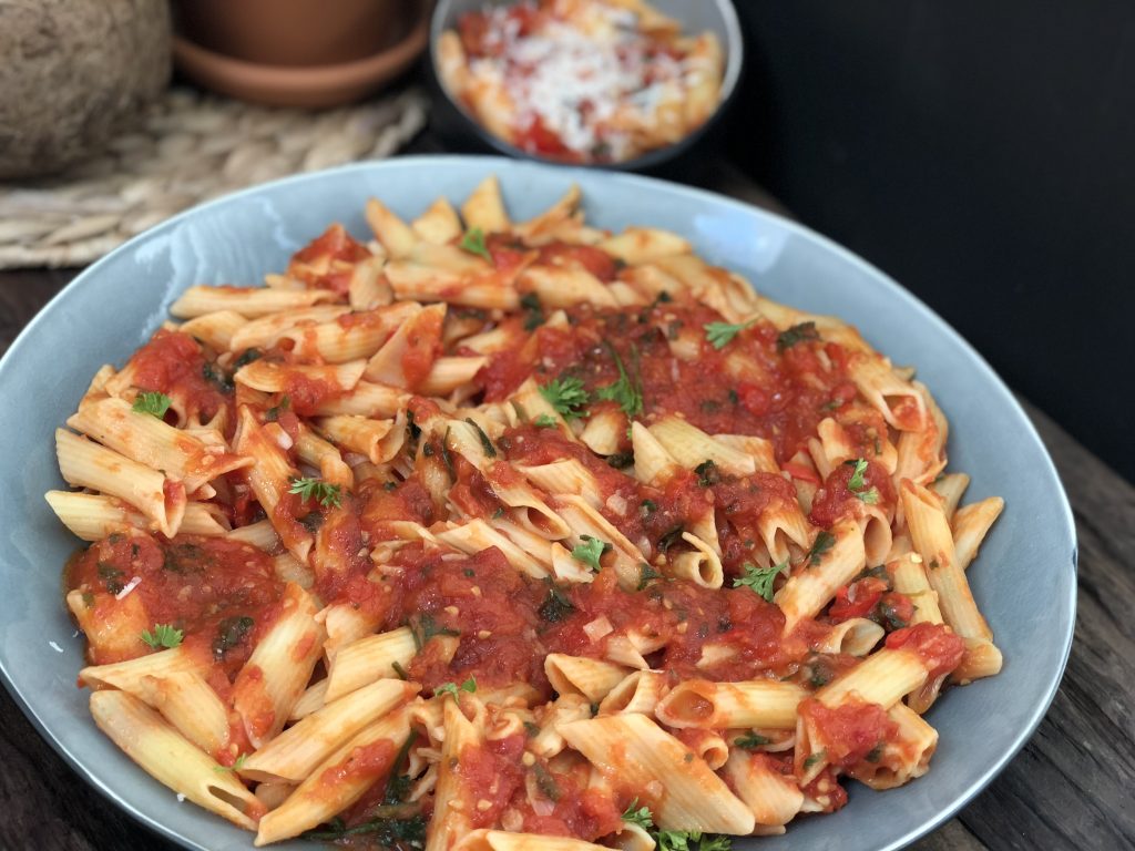 15 pasta recepten: penne all'arrabiata 