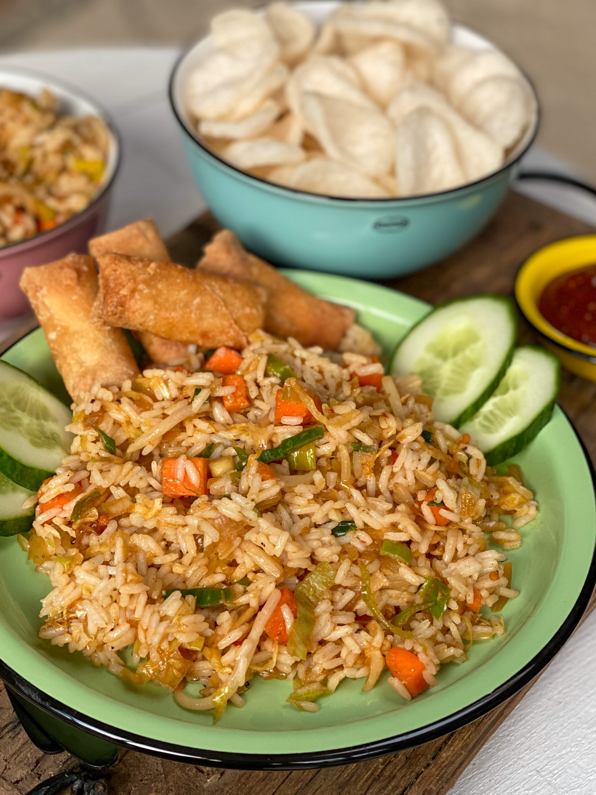 nasi zonder pakjes en zakjes
