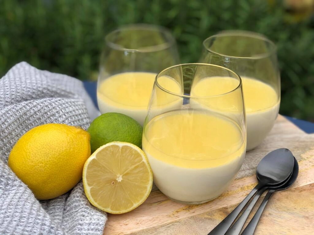 simpele panna cotta met citroen