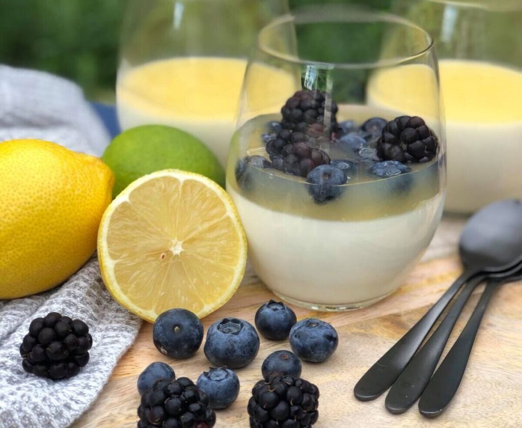 5 x zomerse toetjes: panna cotta met citroen