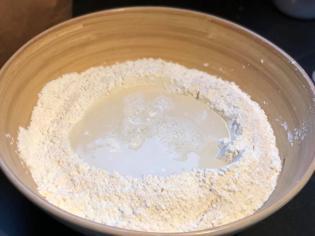 brood deeg maken voor een no knead bread