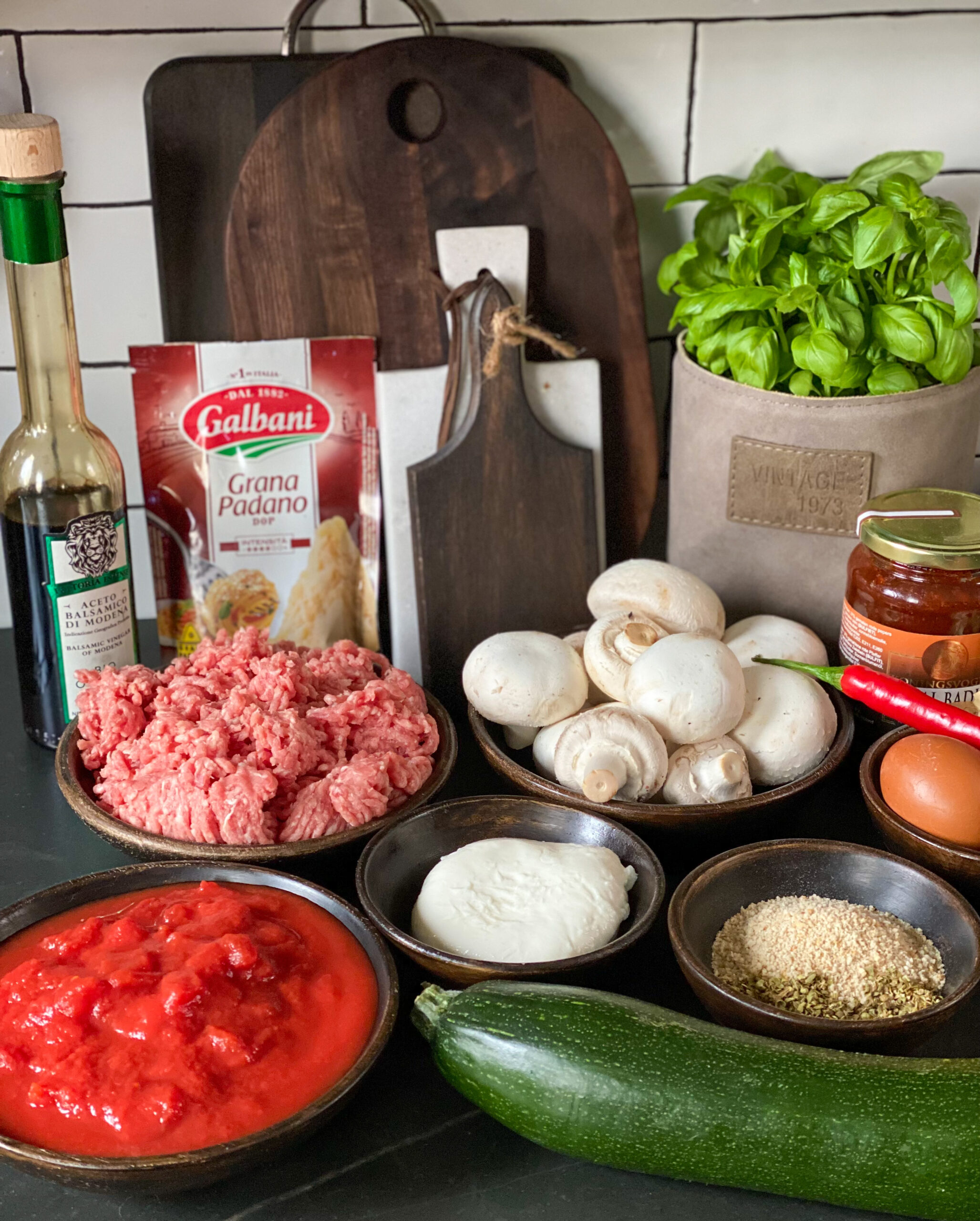 ingrediënten Italiaanse gehaktballetjes