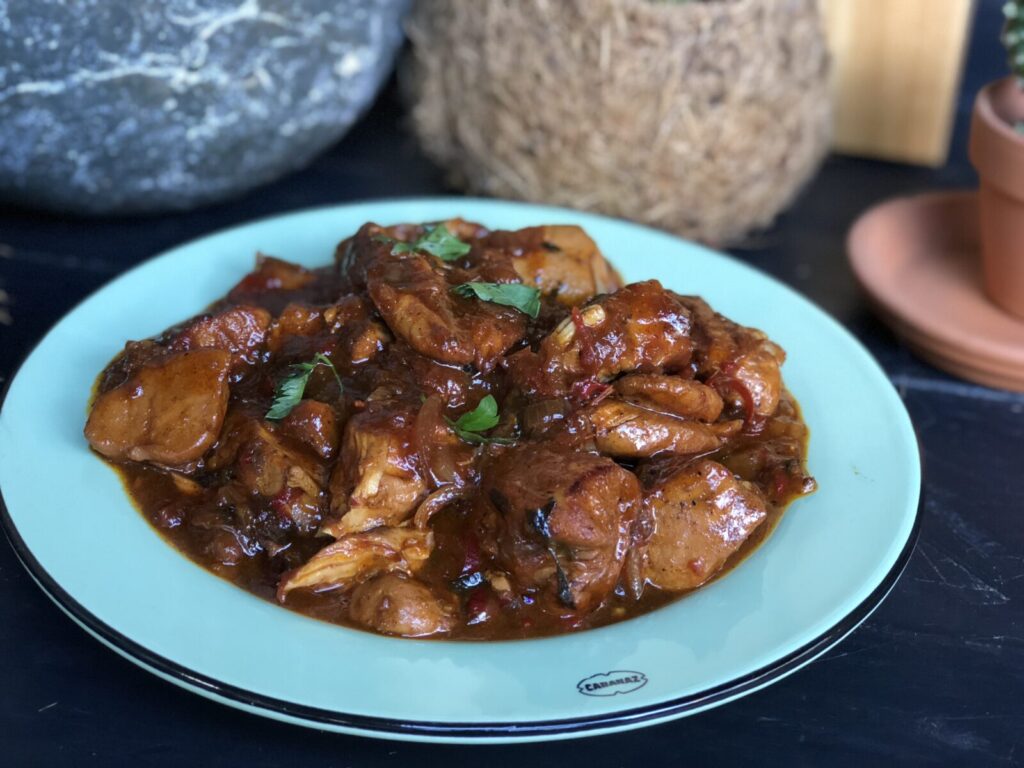 recept Surinaamse kip stoofpot