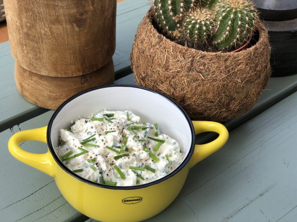 recept bieslookroomkaas maken a la V&D 