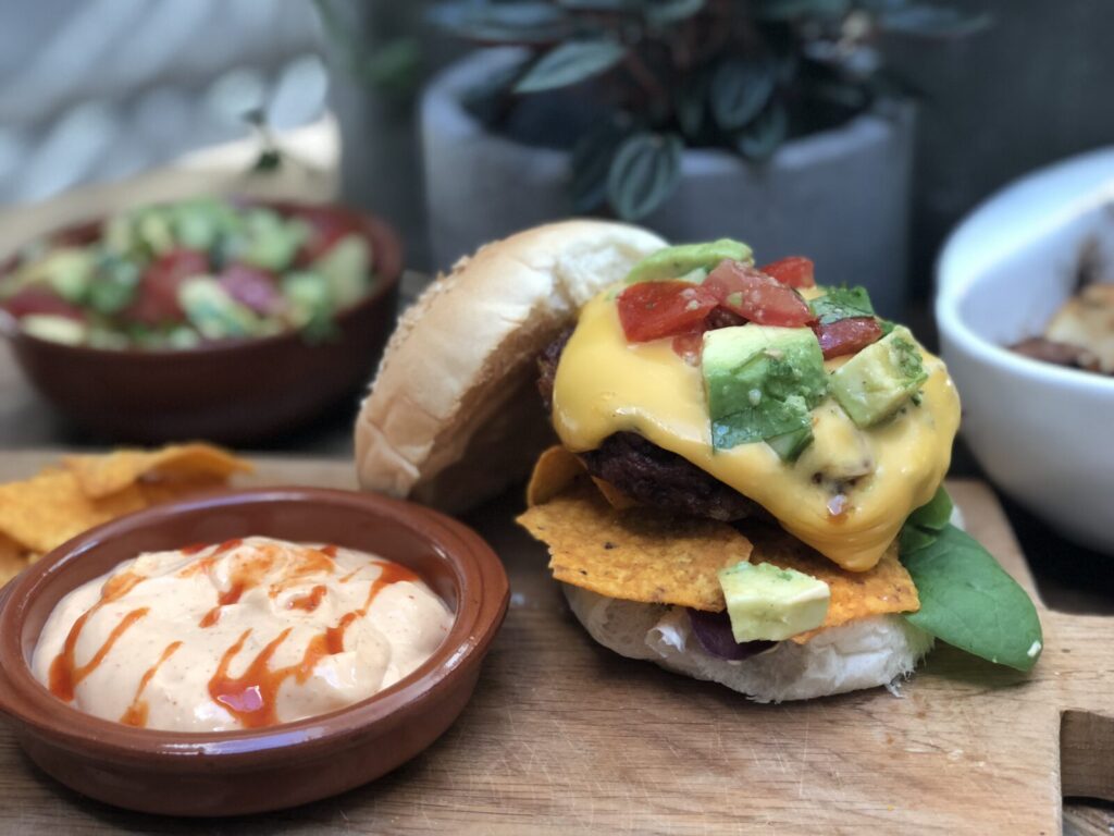 Mexicaanse kipburger