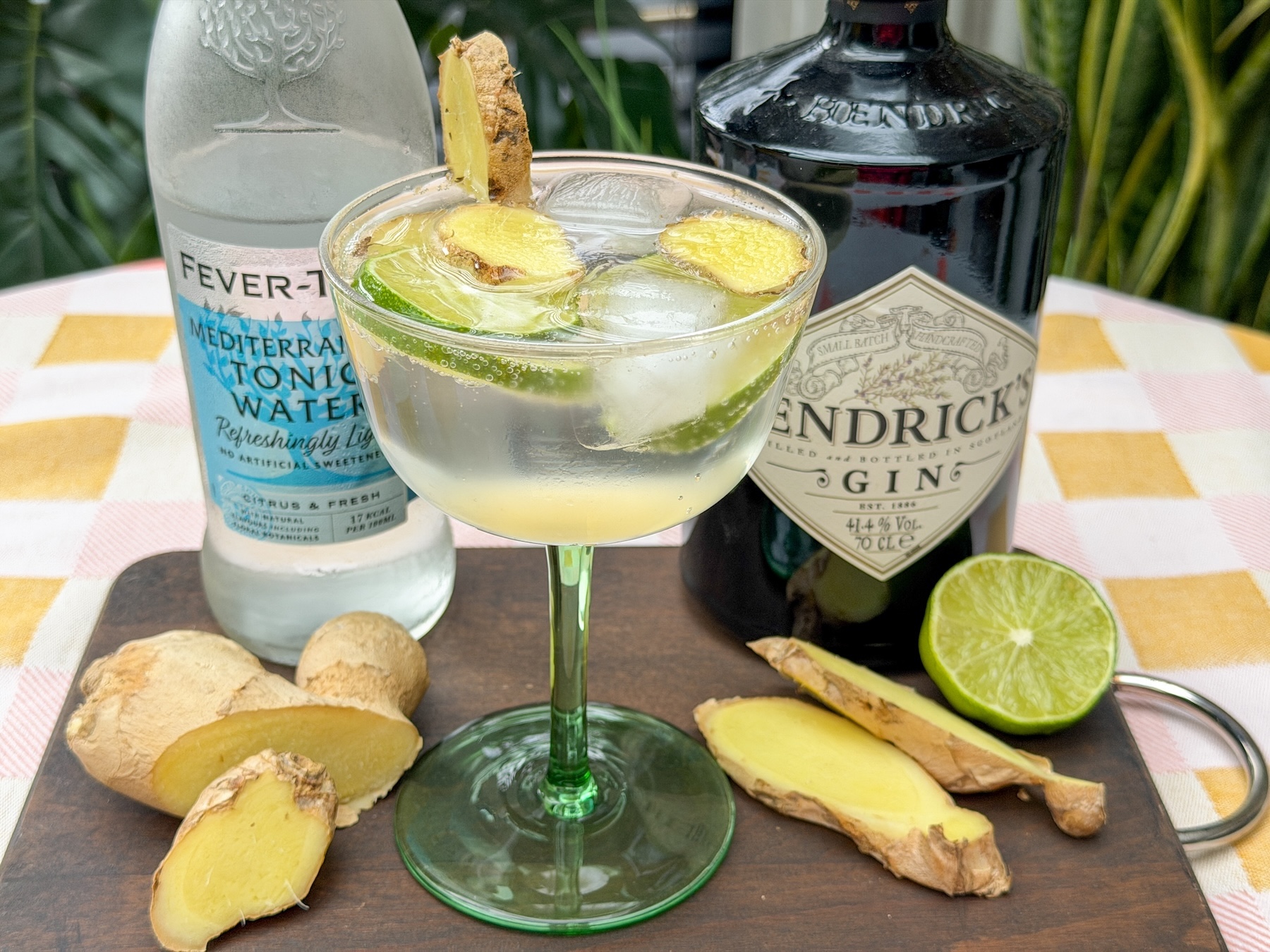 gember gin tonic