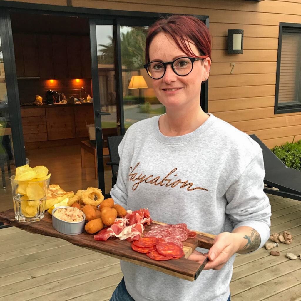 Marie-Louise met Spaanse borrelplank