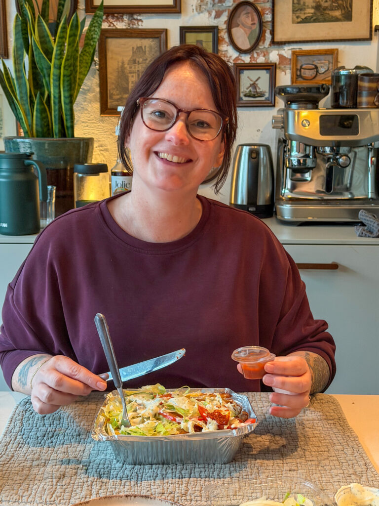 Marie-Louise eet kapsalon