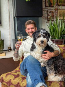 Jan-willem met Legend alcohol